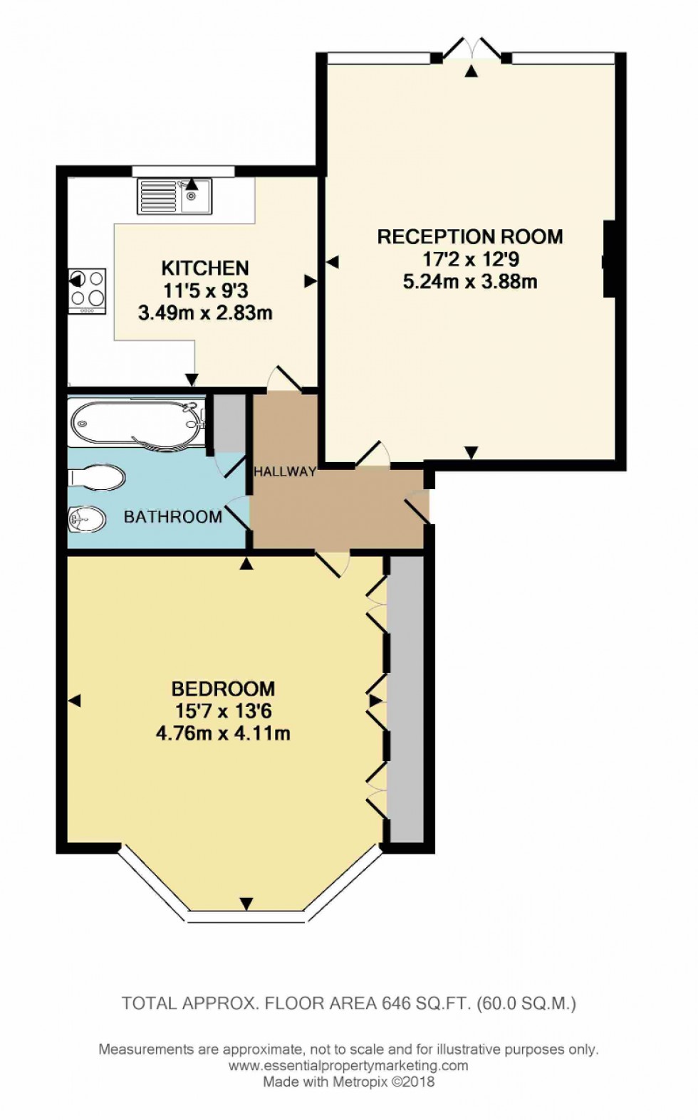 Floorplan for Heathhurst Road, South Croydon