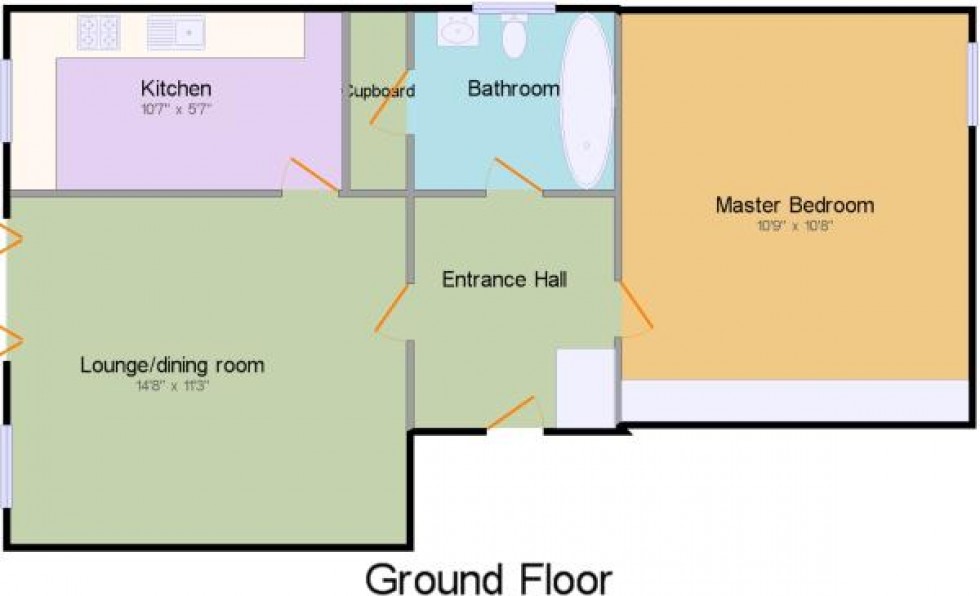 Floorplan for Pixton Way, South Croydon
