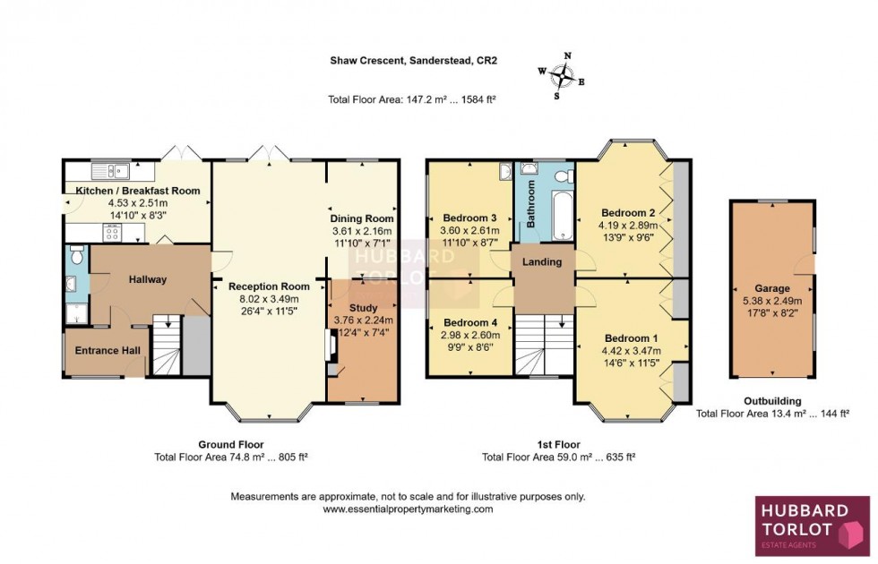 Floorplan for Sanderstead, South Croydon