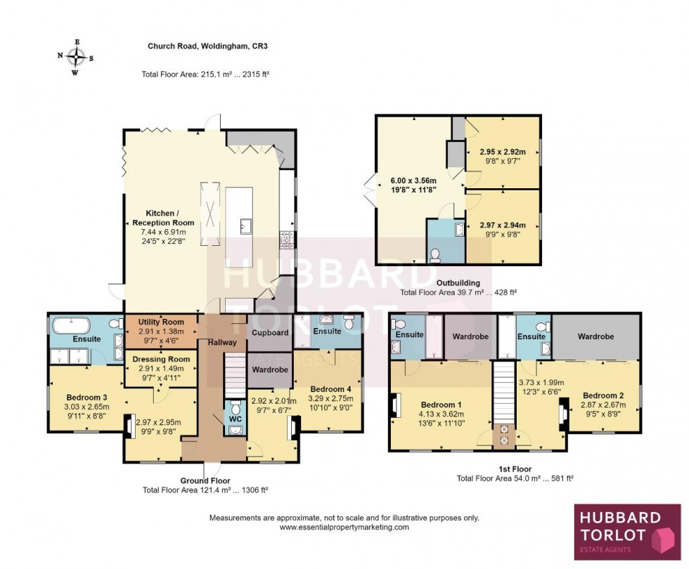 Floorplan for Church Road, Woldingham