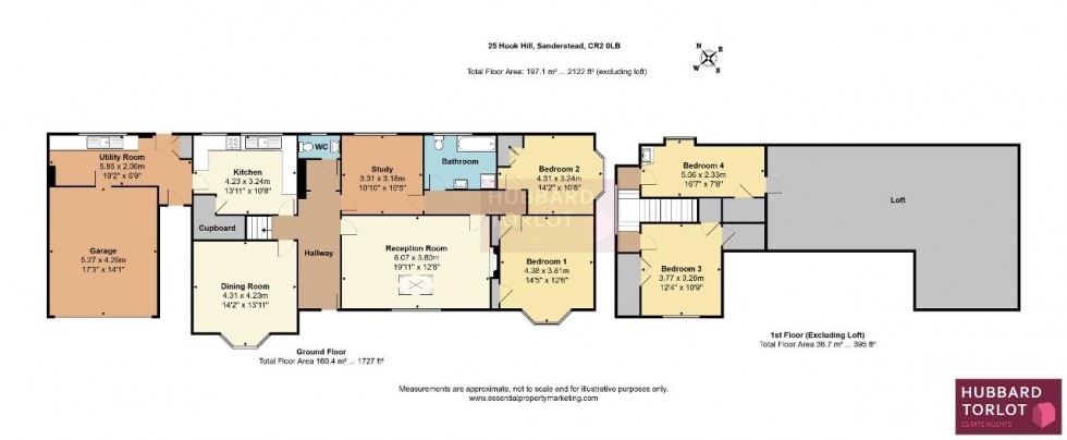 Floorplan for Hook Hill, South Croydon