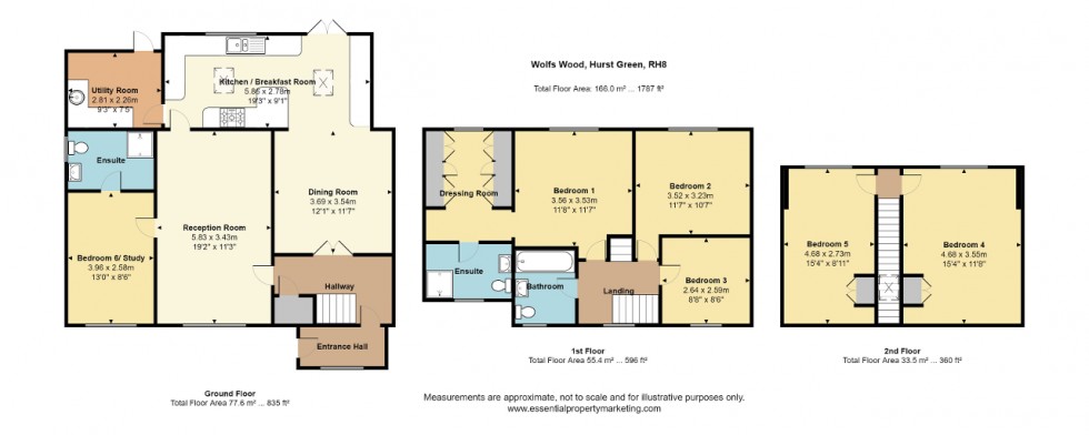 Floorplan for Wolfs Wood, Hurst Green