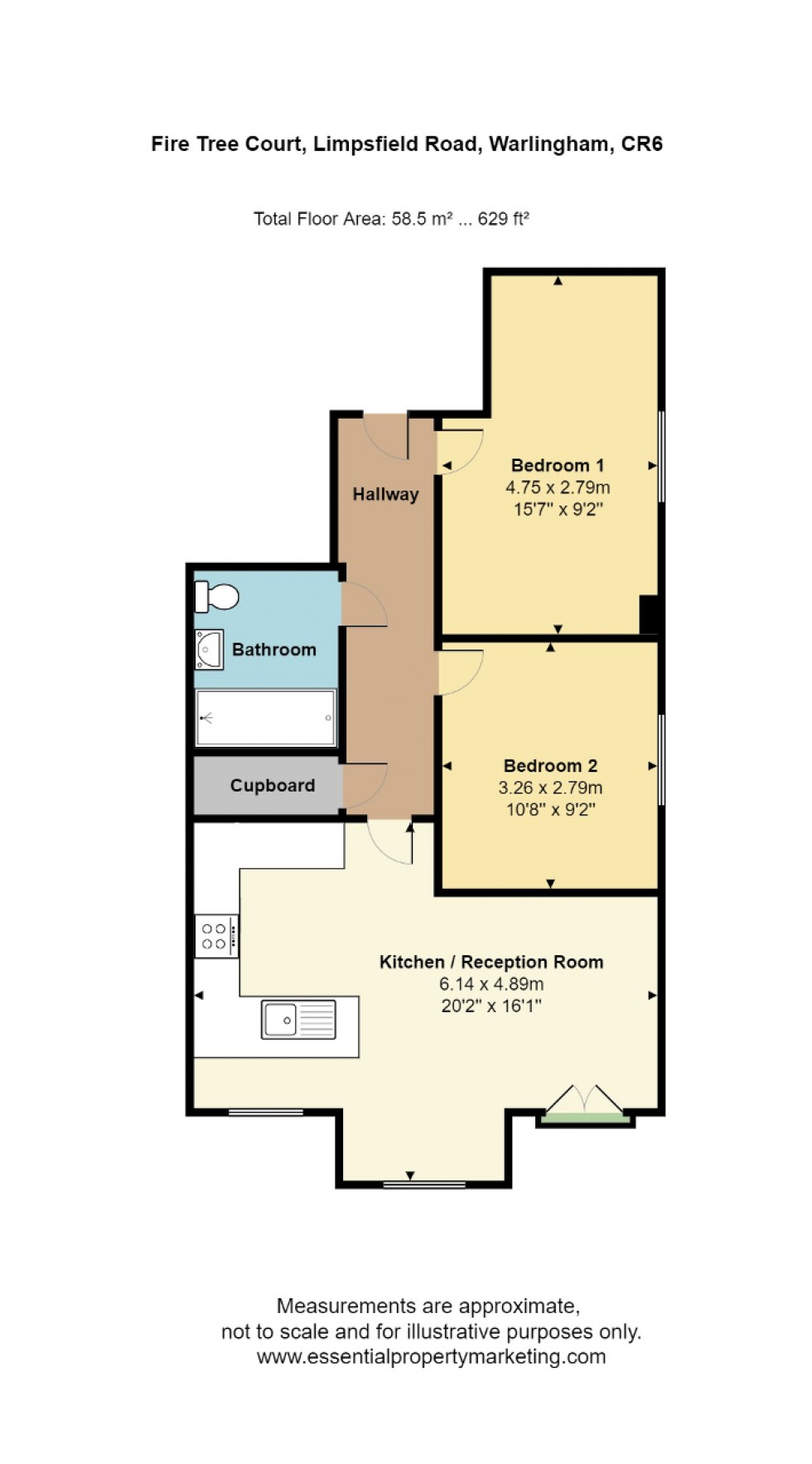 Floorplan for Limpsfield Road, Warlingham