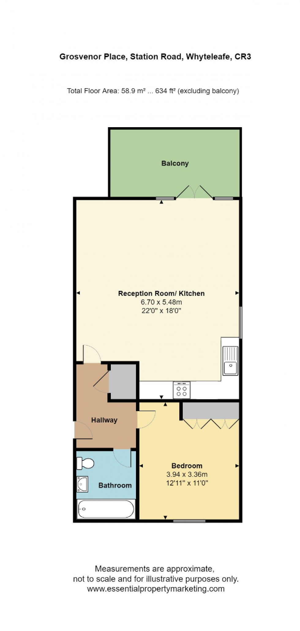 Floorplan for Station Road, Whyteleafe