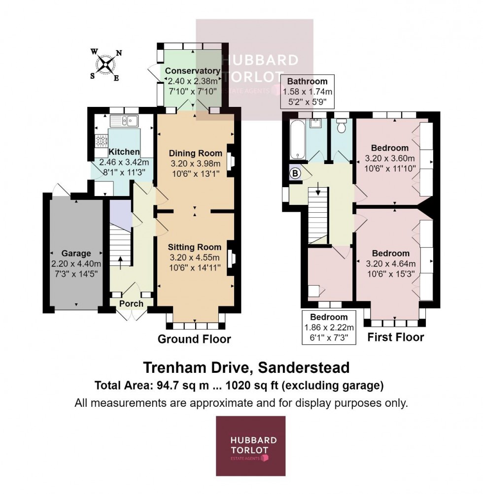 Floorplan for Trenham Drive, Warlingham