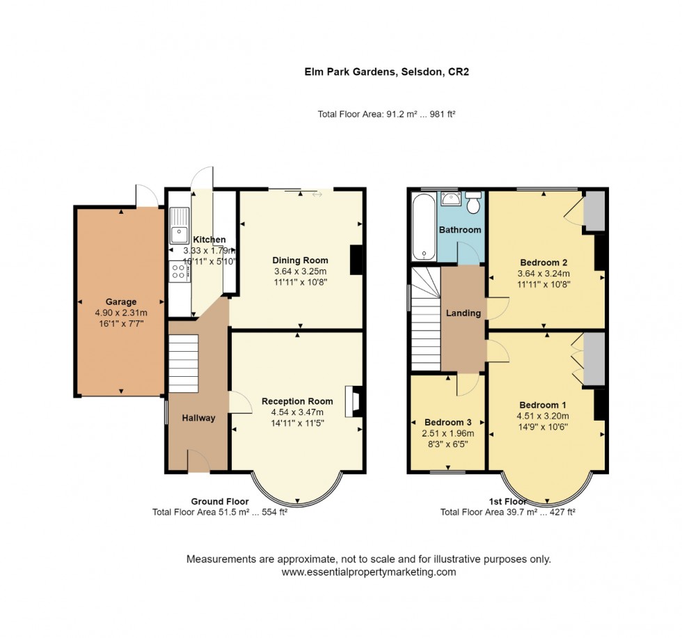 Floorplan for Selsdon, South Croydon