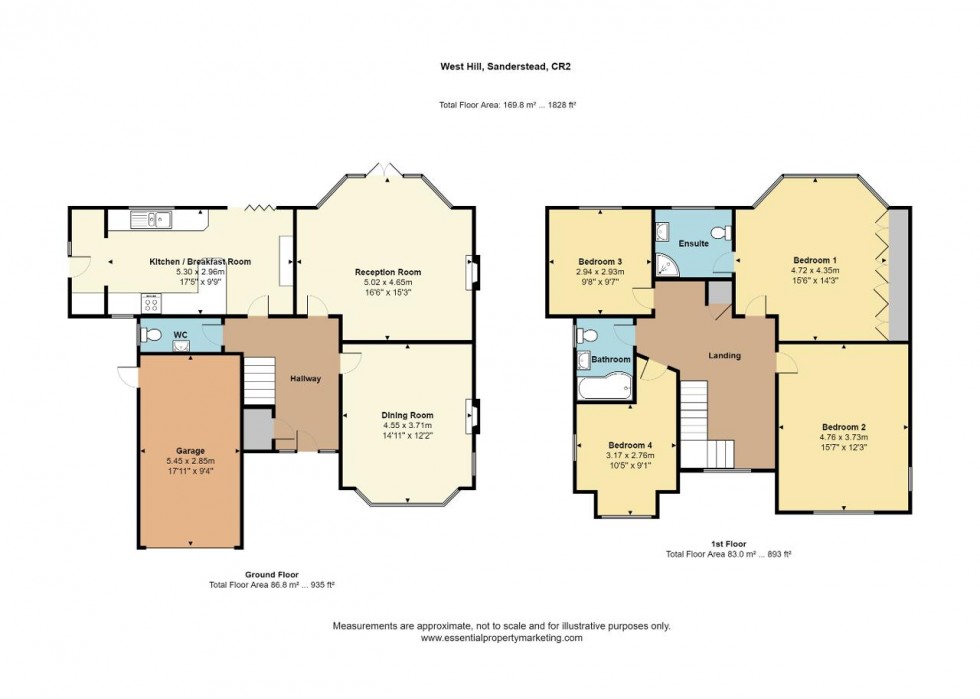 Floorplan for Sanderstead