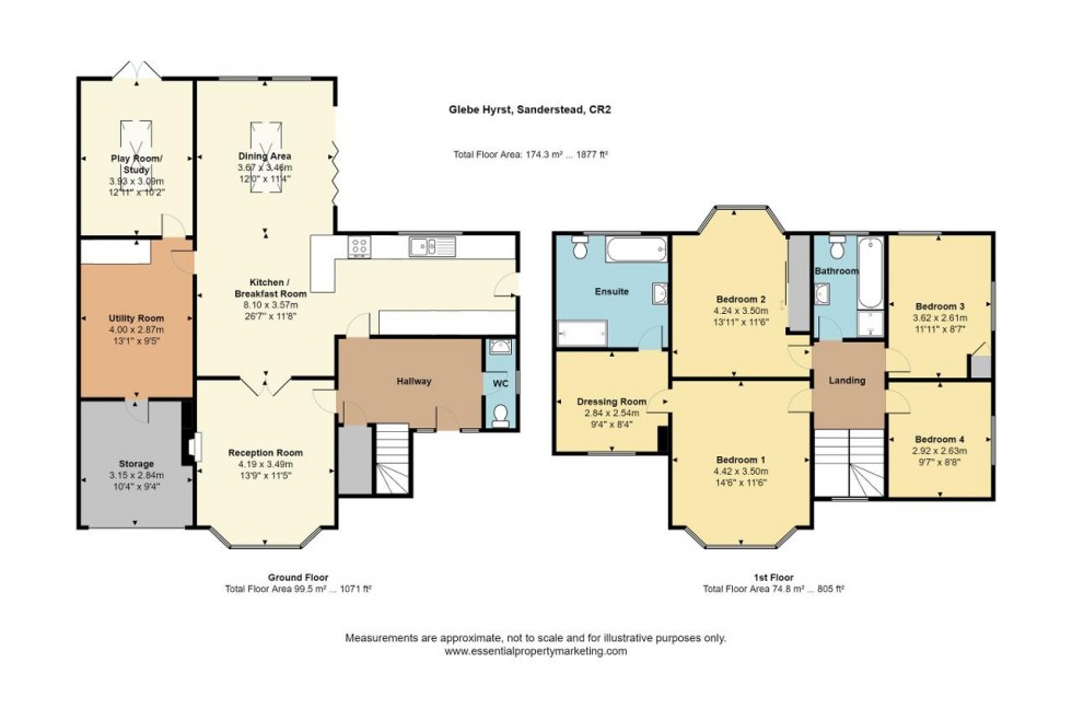 Floorplan for Glebe Hyrst, Sanderstead
