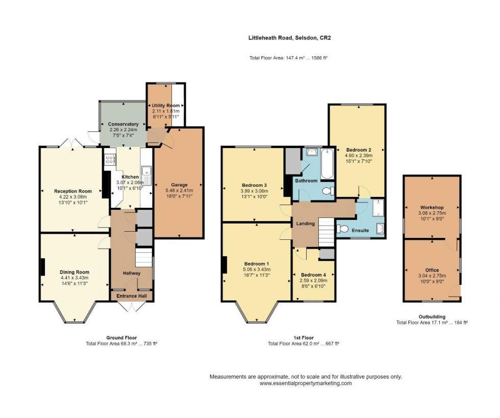 Floorplan for Selsdon, South Croydon