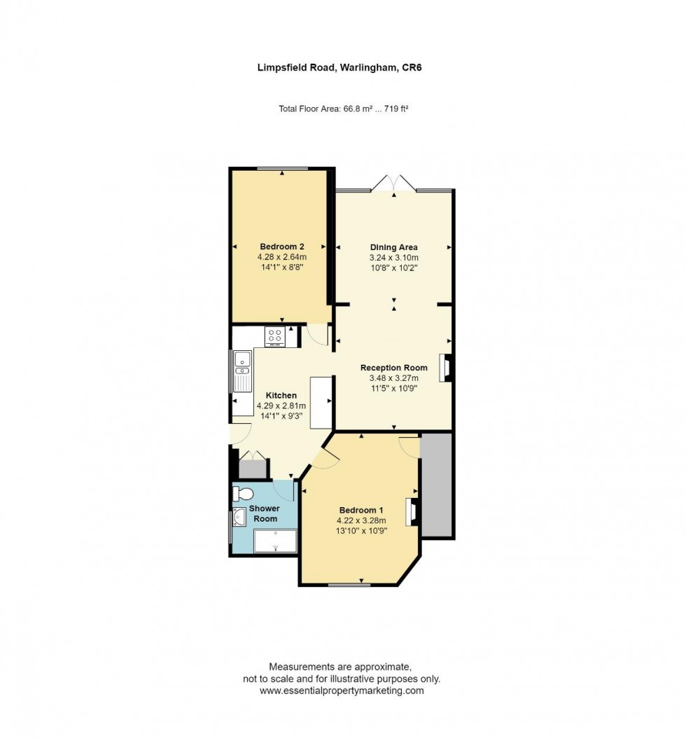 Floorplan for Limpsfield Road, Warlingham