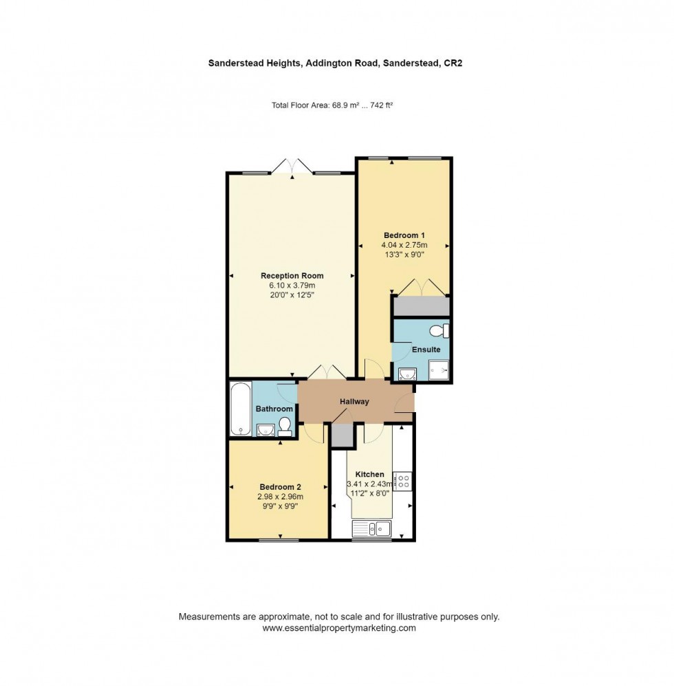 Floorplan for Sanderstead, South Croydon