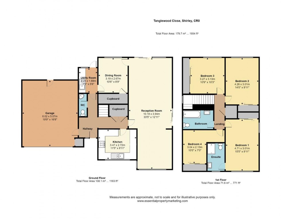 Floorplan for Shirley, Croydon