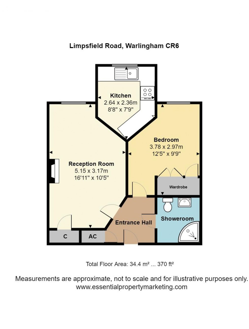 Floorplan for Limpsfield Road, Warlingham