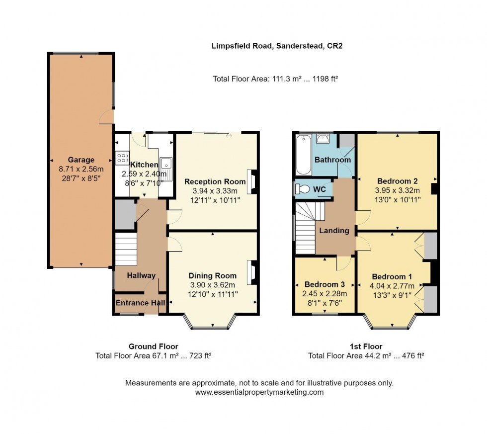 Floorplan for Limpsfield Road, Sanderstead