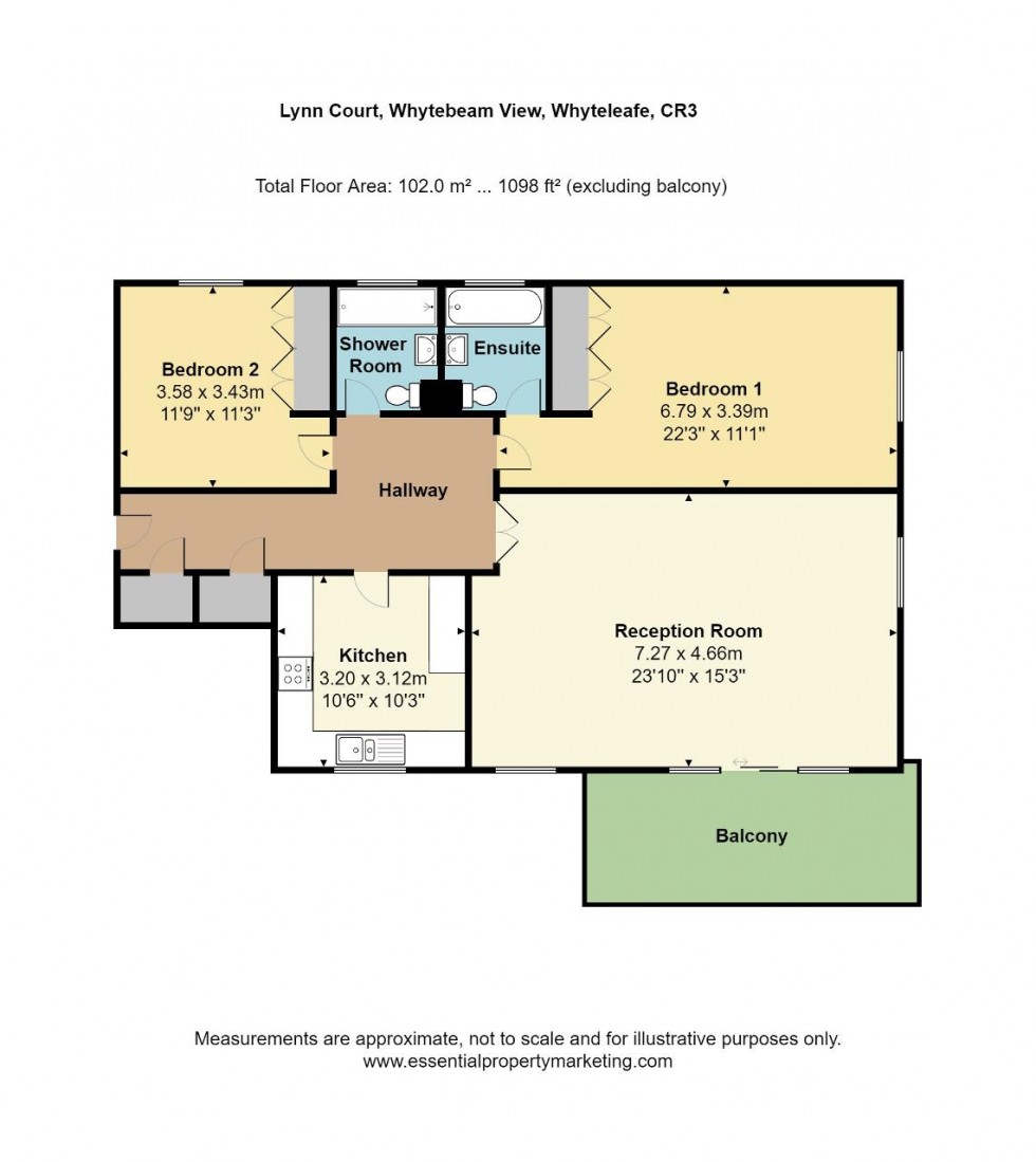 Floorplan for Whytebeam View, Whyteleafe