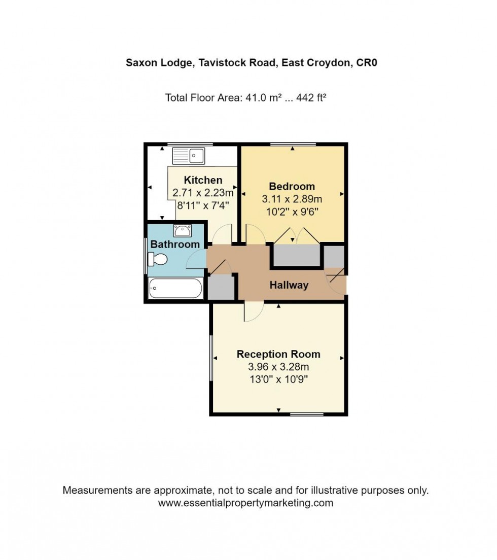 Floorplan for Tavistock Road, East Croydon
