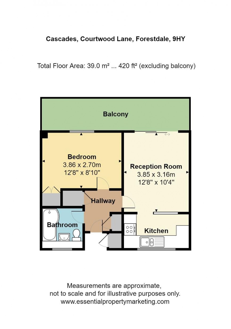 Floorplan for Forestdale, Croydon