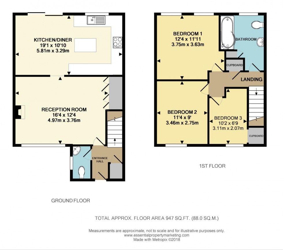Floorplan for Ridge Langley, Sanderstead
