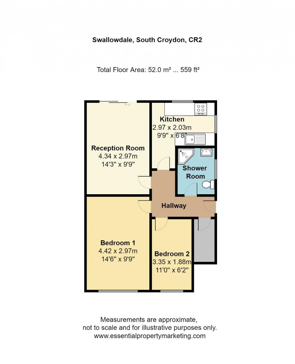 Floorplan for Swallowdale, South Croydon