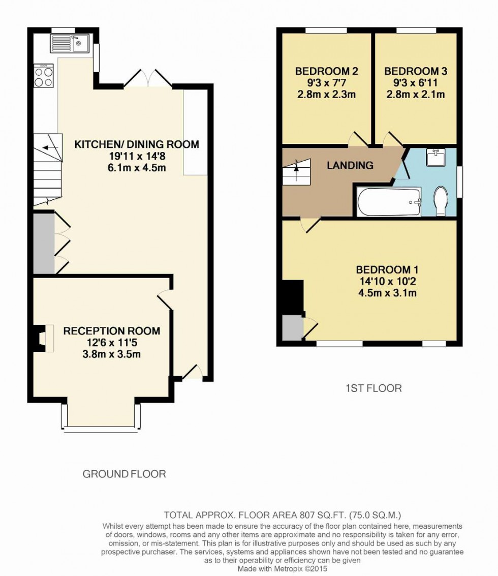 Floorplan for Alexandra Road, Warlingham