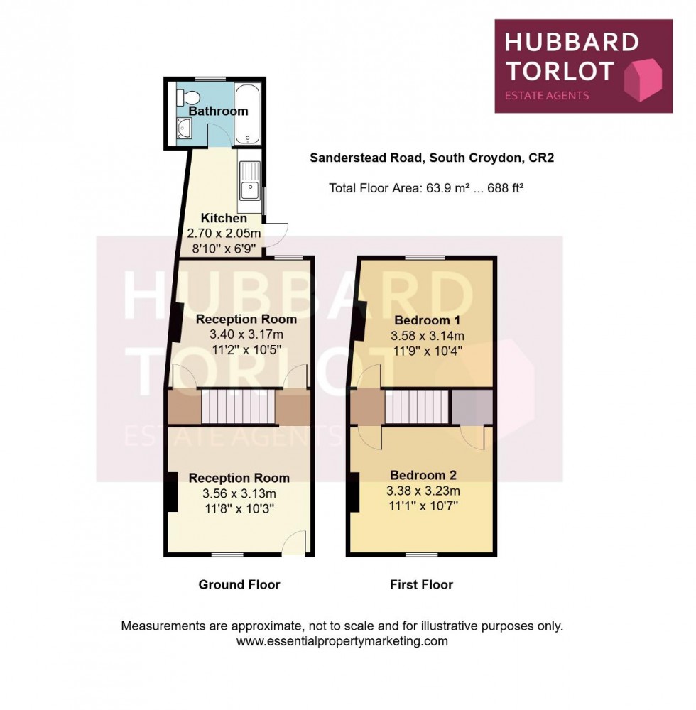 Floorplan for Sanderstead Road, Sanderstead