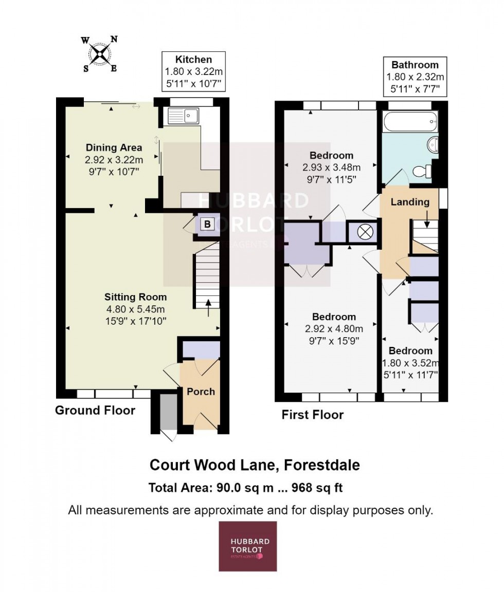 Floorplan for Courtwood Lane, Croydon
