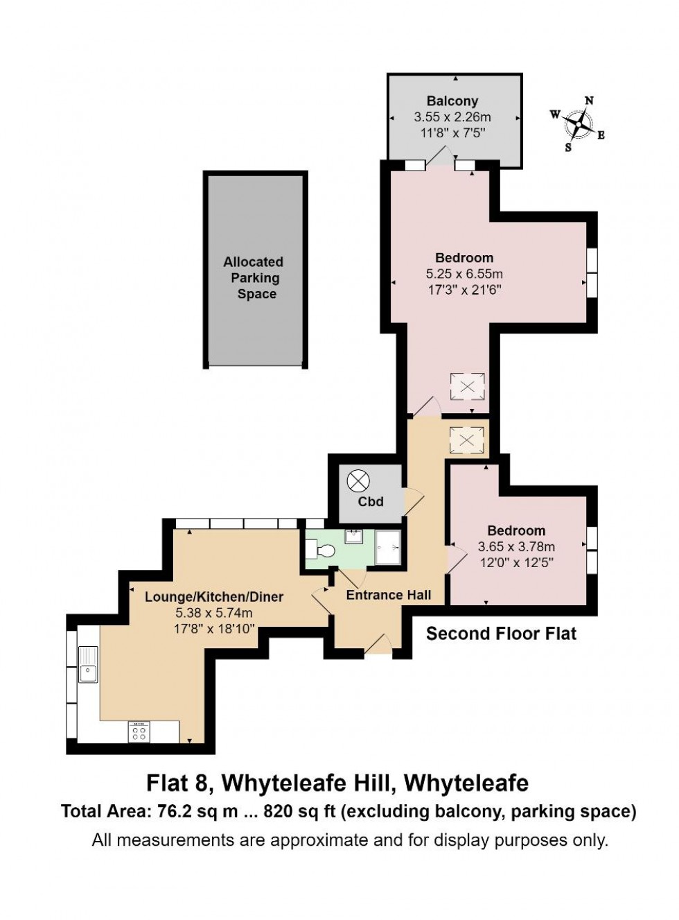 Floorplan for Whyteleafe Hill, Whyteleafe