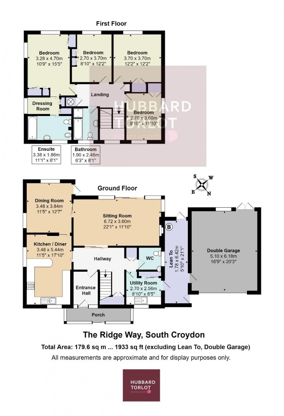 Floorplan for The Ridge Way, Sanderstead
