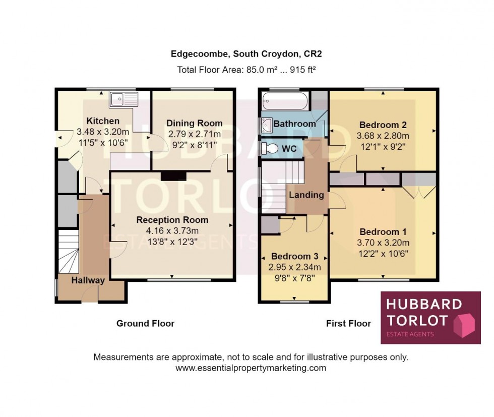 Floorplan for Selsdon, South Croydon