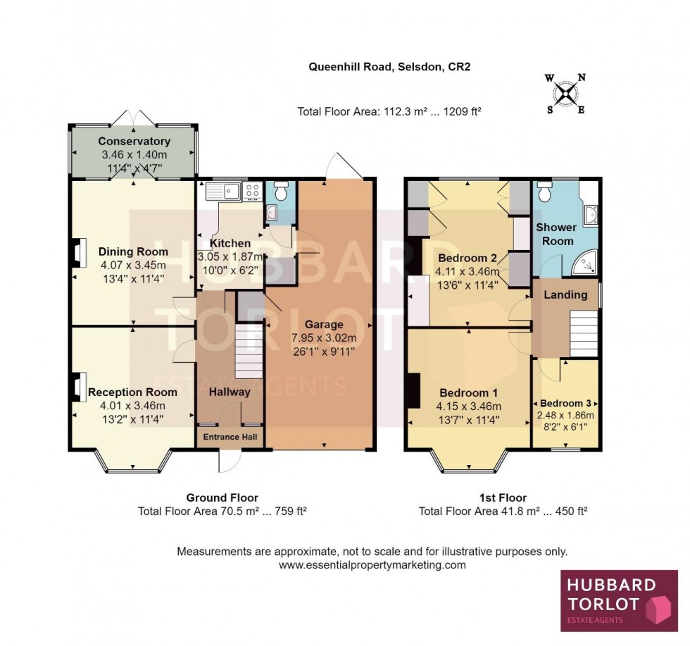 Floorplan for Queenhill, Selsdon