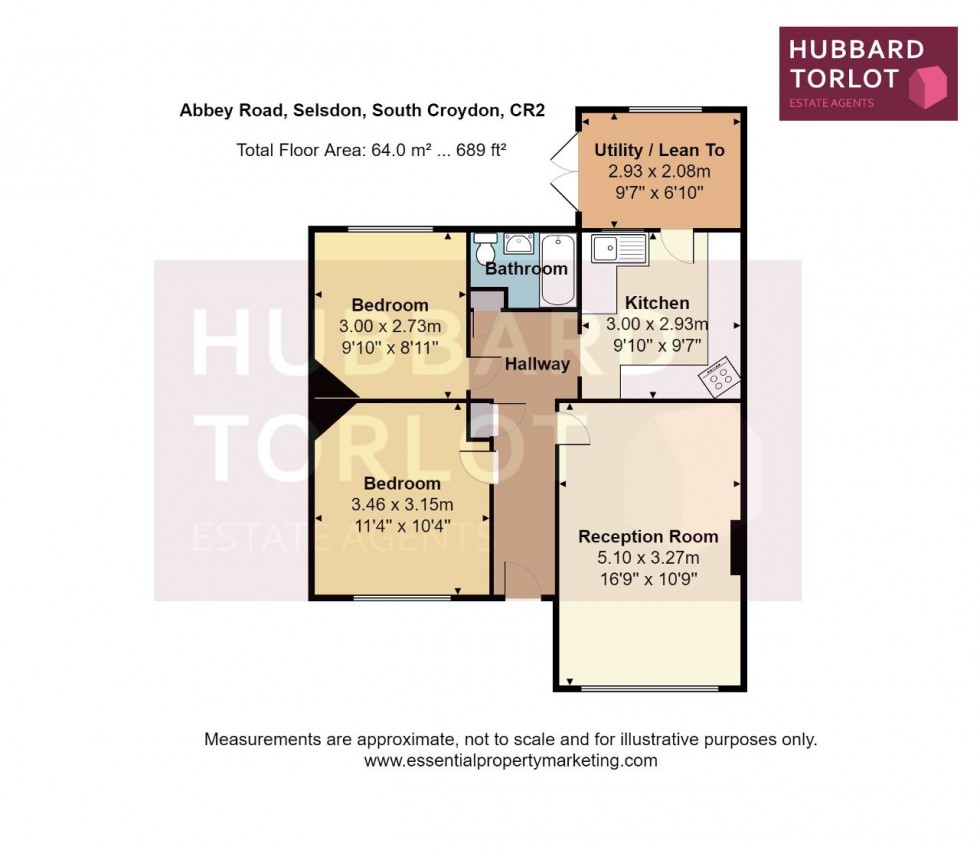 Floorplan for Abbey Road, South Croydon