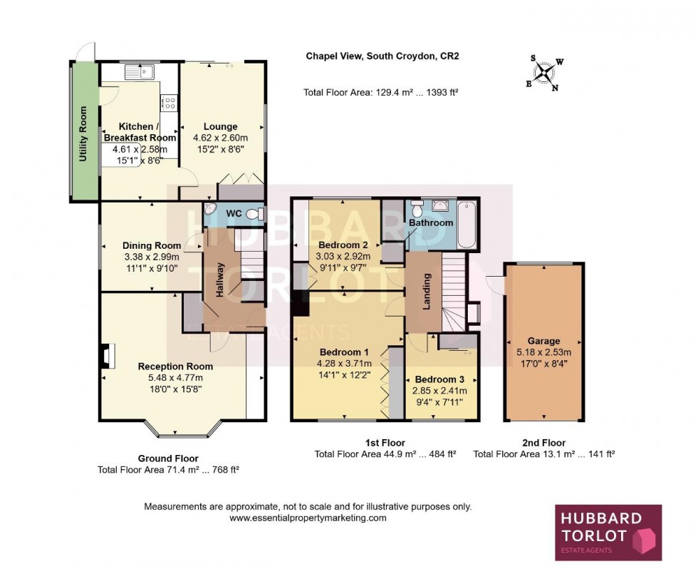 Floorplan for Chapel View, South Croydon