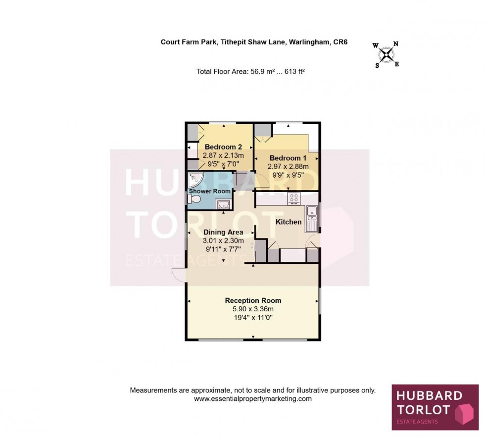 Floorplan for Court Farm Park, Warlingham