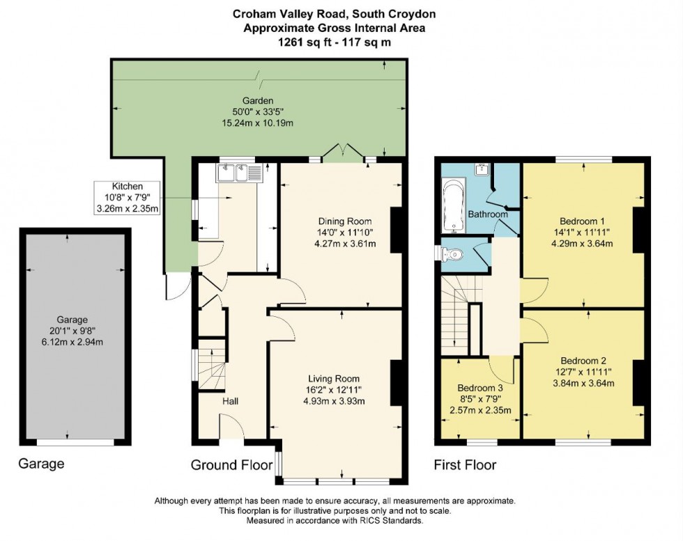 Floorplan for Croham Valley Road, South Croydon