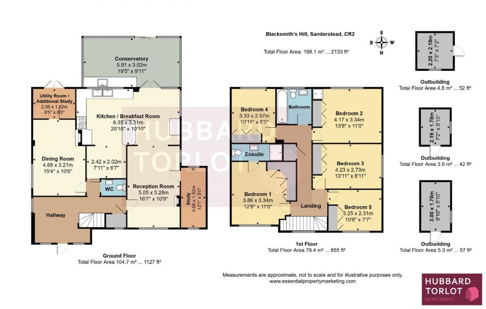 Floorplan for Blacksmiths Hill, Sanderstead