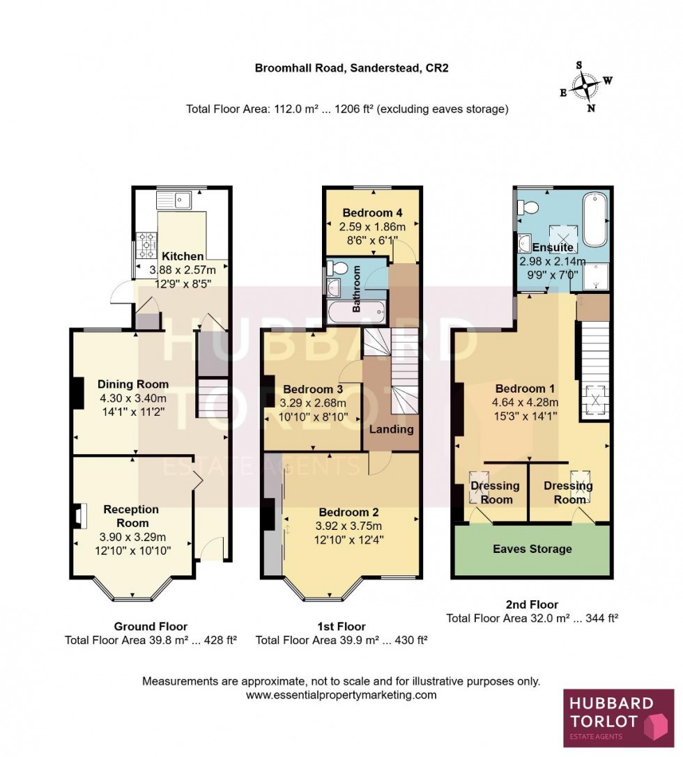 Floorplan for Broomhall Road, Sanderstead