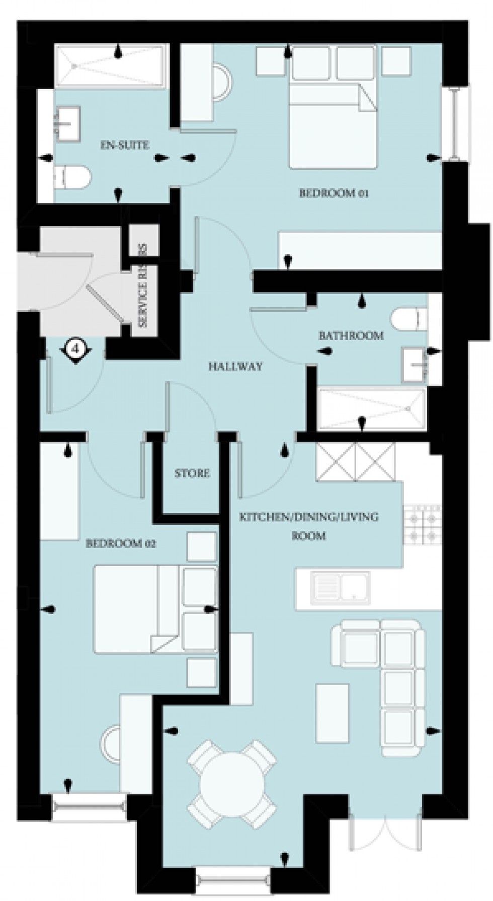 Floorplan for Limpsfield Road, Warlingham