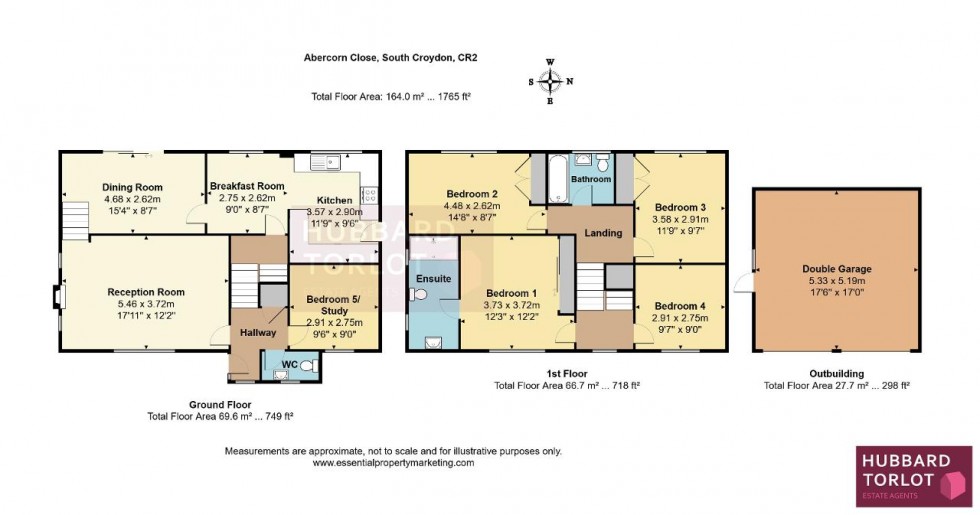 Floorplan for Abercorn Close, South Croydon