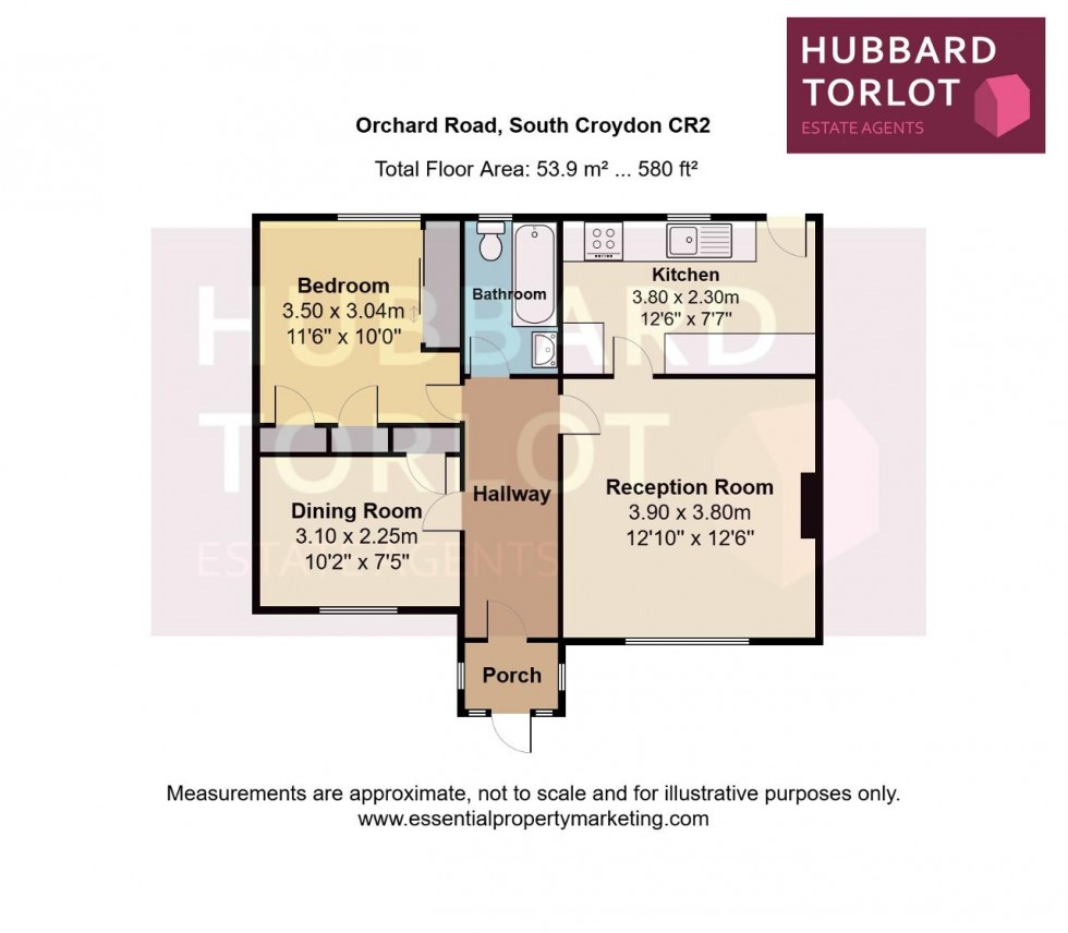 Floorplan for Orchard Road, Sanderstead