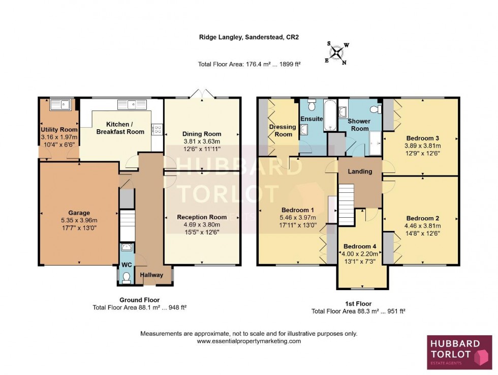 Floorplan for Ridge Langley, South Croydon