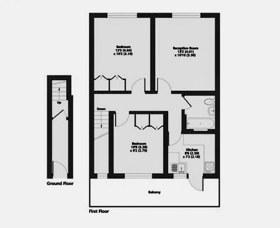 Floorplan for Elmfield Way, Sanderstead