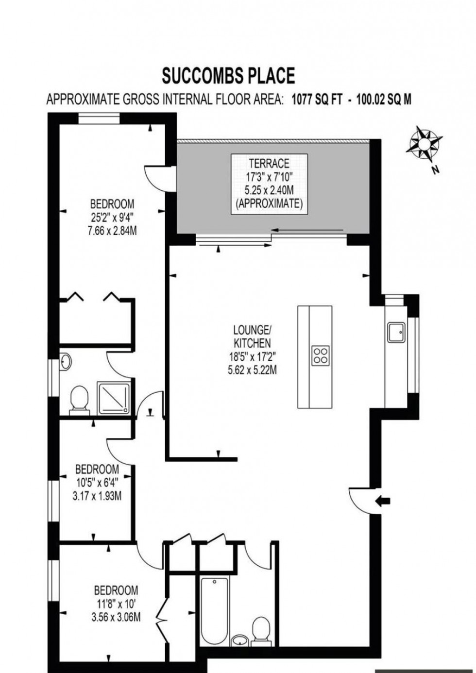Floorplan for Succombs Hill, Warlingham