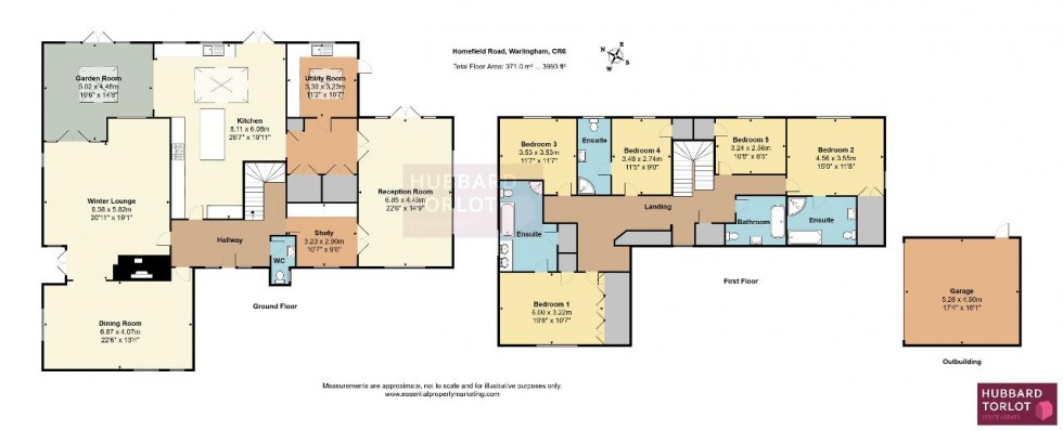 Floorplan for Homefield Road, Warlingham