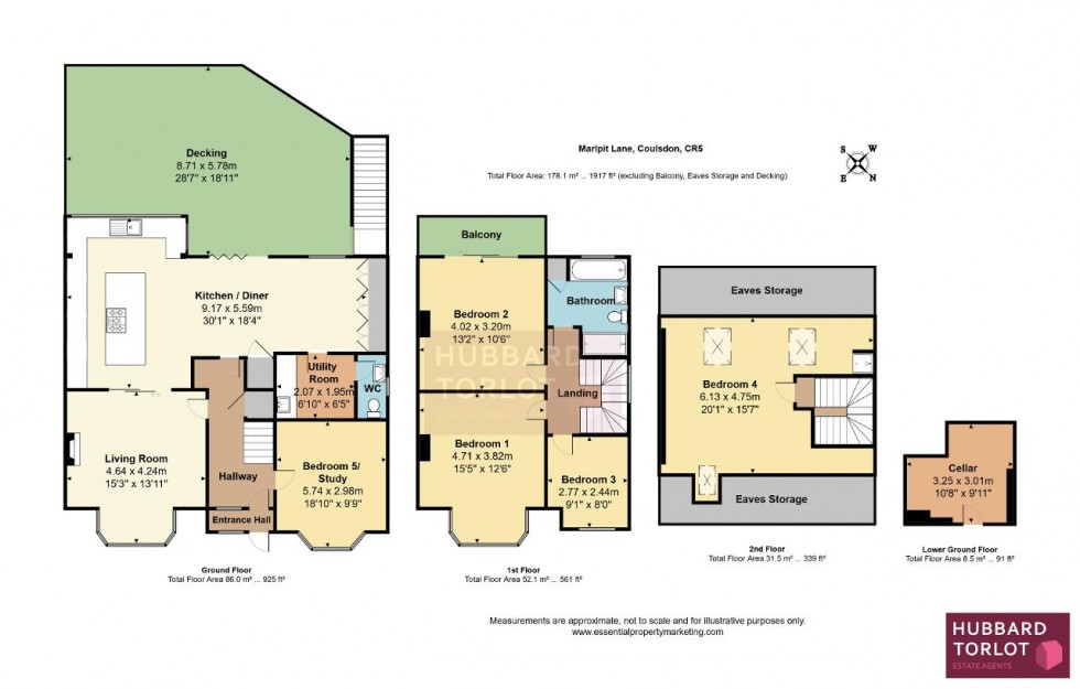 Floorplan for Marlpit Lane, Coulsdon