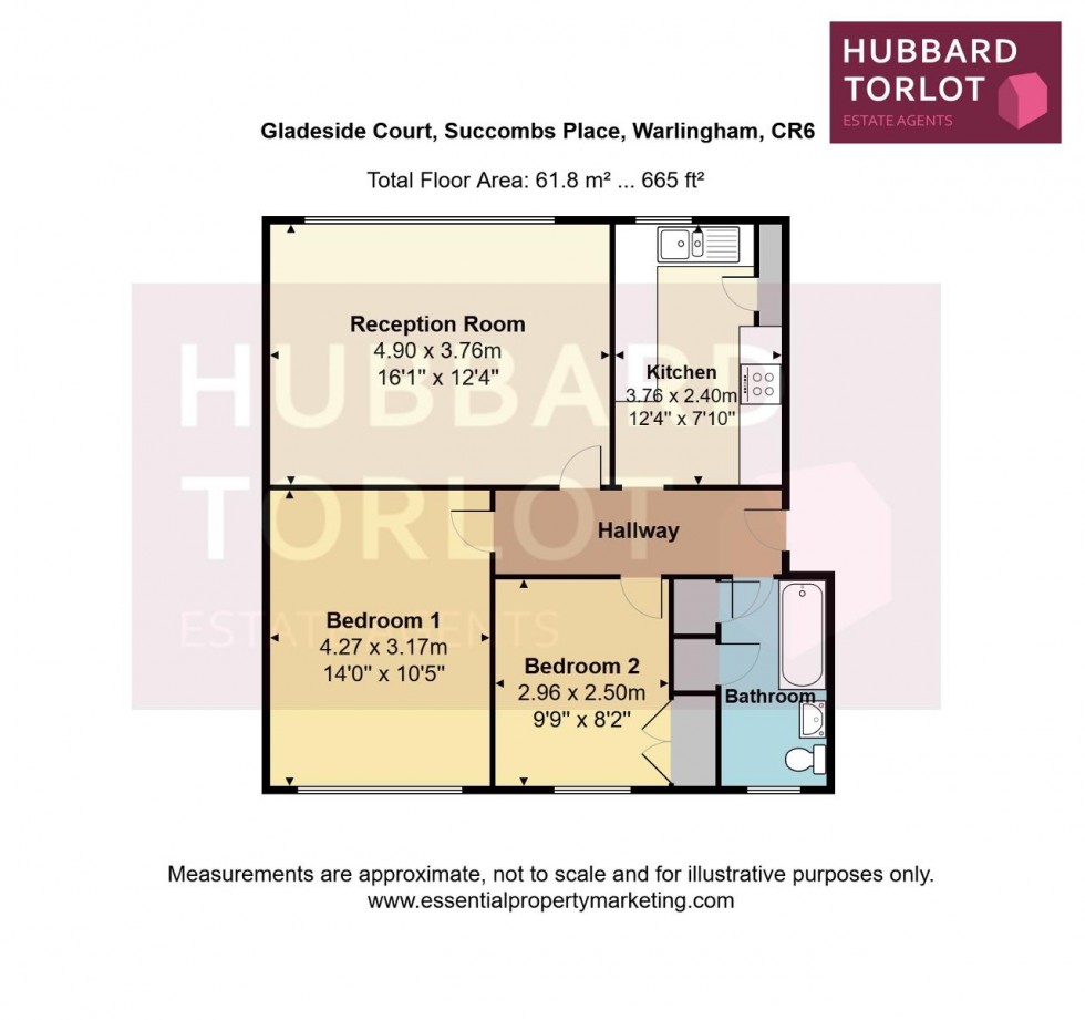 Floorplan for Succombs Hill, Warlingham