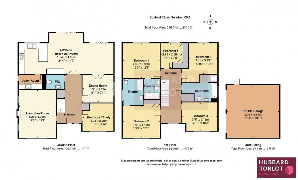 Floorplan for Boxford Close, South Croydon