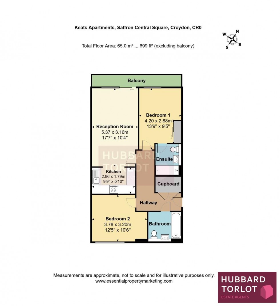 Floorplan for Saffron Central Square, Croydon