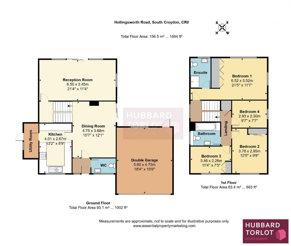Floorplan for Hollingsworth Road, South Croydon