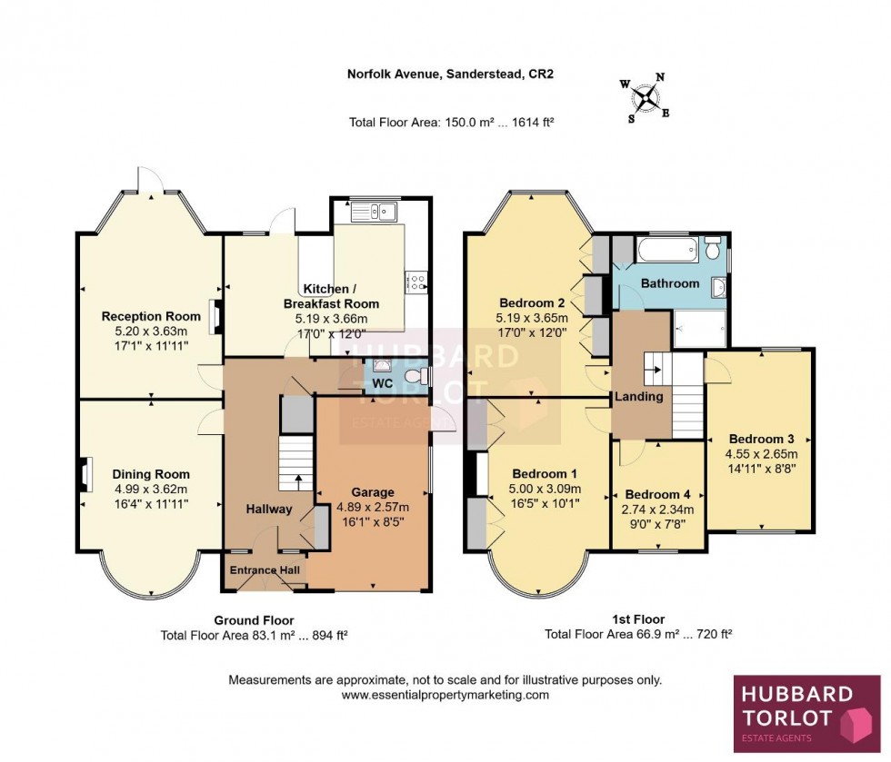 Floorplan for Norfolk Avenue, Sanderstead