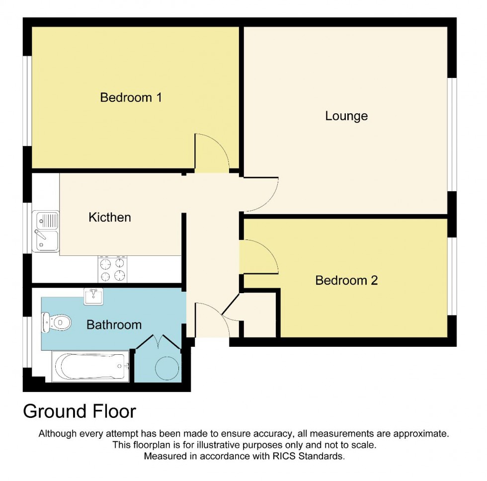 Floorplan for Tupwood Lane, Caterham